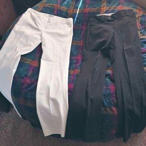 White Express and black Banana Republic Pants $30
